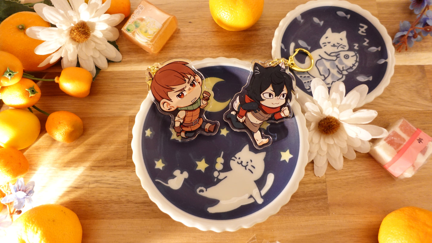 Charms-Dungeon Meshi Double Sided Epoxy