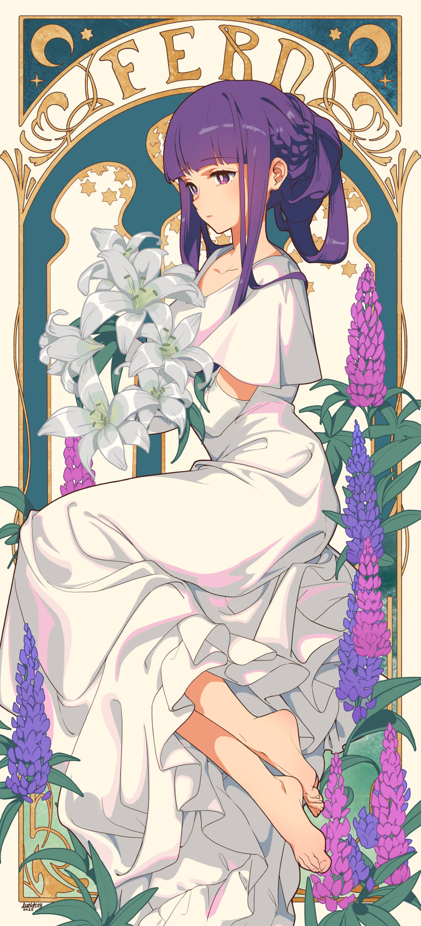 Fern Art Nouveau