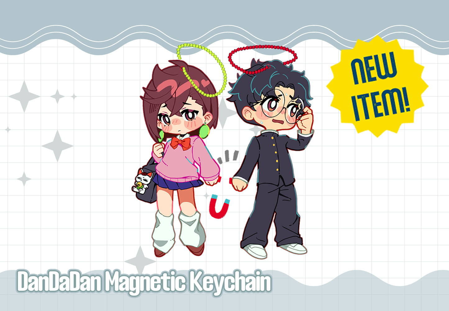 Charm-Dandadan Hand Holding Charm