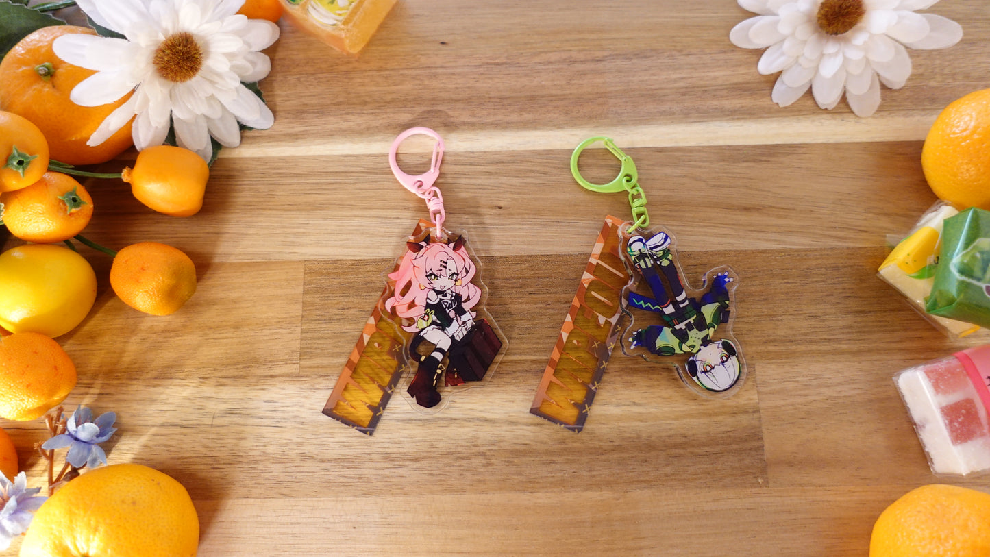 Charm-ZZZ Characters Wipeout charms