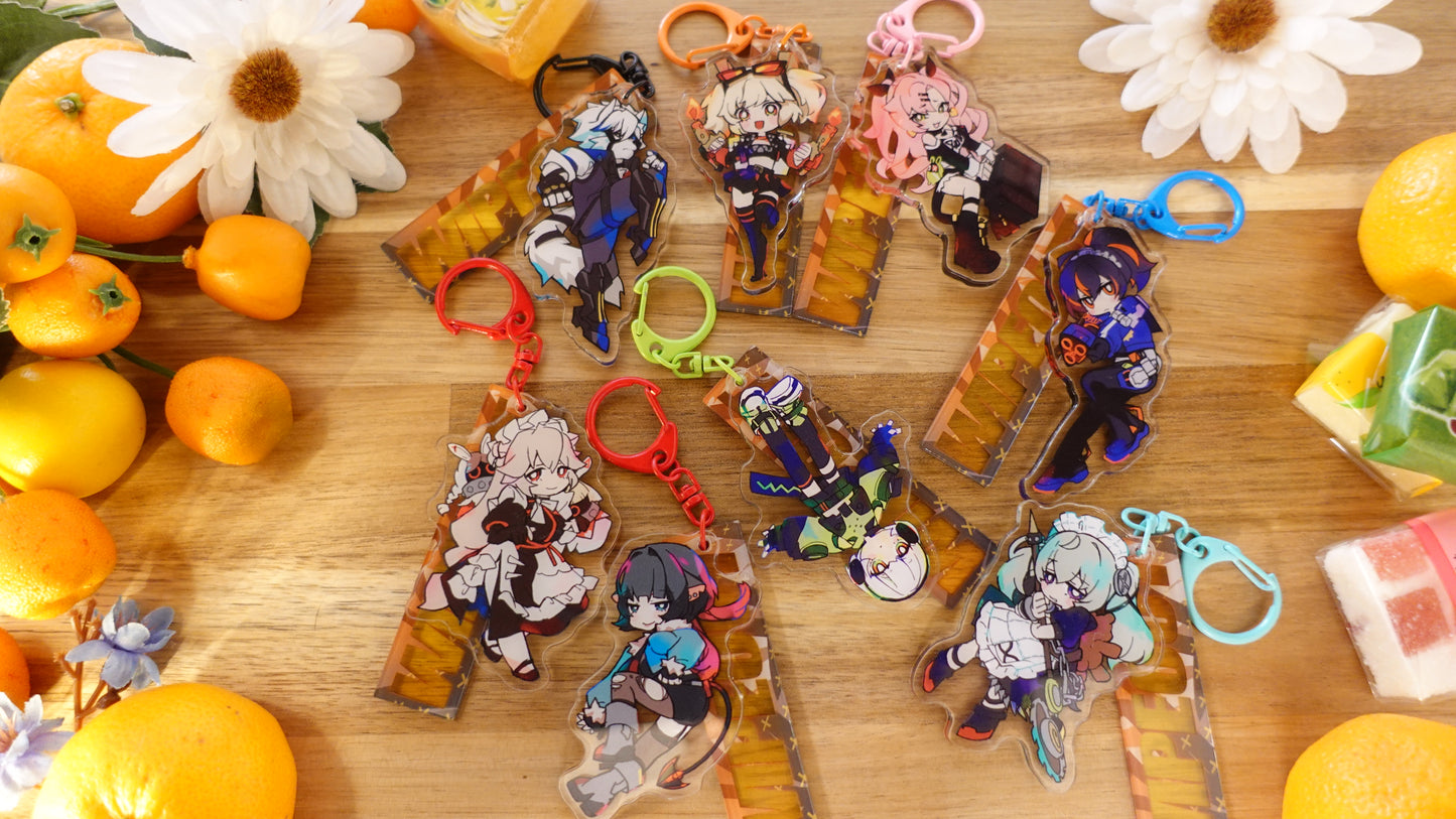 Charm-ZZZ Characters Wipeout charms