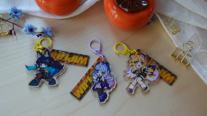 Charm-ZZZ Characters Wipeout charms