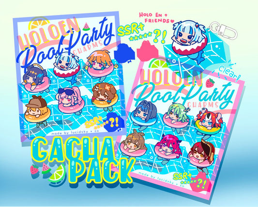 Hololive GACHA Pool Party Charms