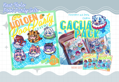 Hololive GACHA Pool Party Charms