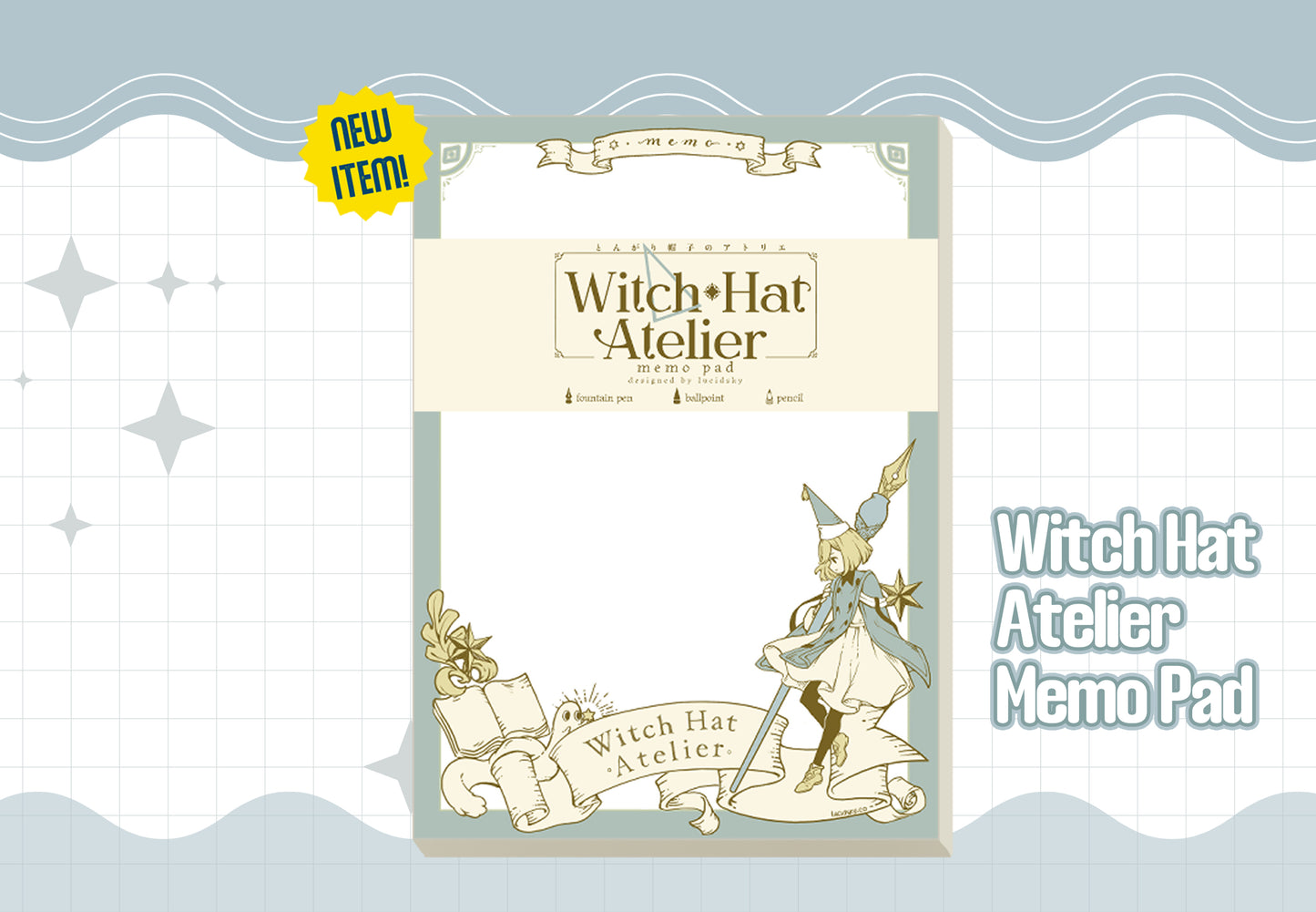 Memo Pad- Witch Hat Atelier