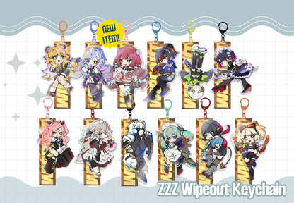 Charm-ZZZ Characters Wipeout charms