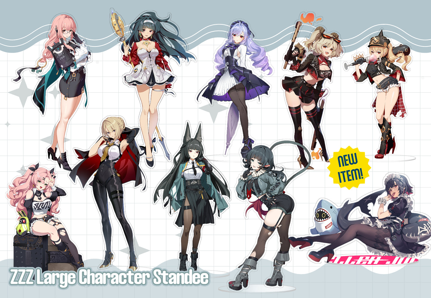 ZZZ Characters Standee